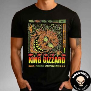 King Gizzard And The Lizard Wizard Nov 21 2024 In Miami FL At Factory Town Unisex T-Shirt