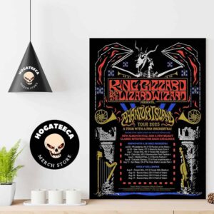 King Gizzard And The Lizard Wizard Tour 2025 And New Single Phantom Island Performances Scheduled Home Decor Poster Canvas