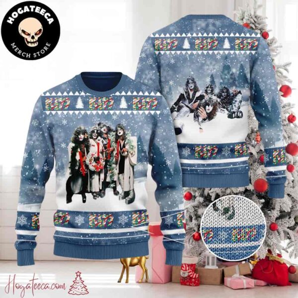 Kiss Band Chirstmas Gifts 2024 For Family And Friends Ugly Sweater