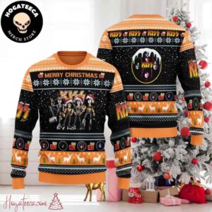 Kiss Band Graphics Design Chirstmas Gifts 2024 For Family And Friends Ugly Sweater