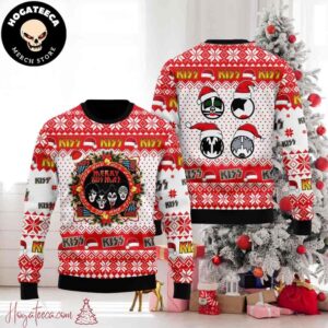 Kiss Band Kissmas Chirstmas Gifts 2024 For Family And Friends Ugly Sweater