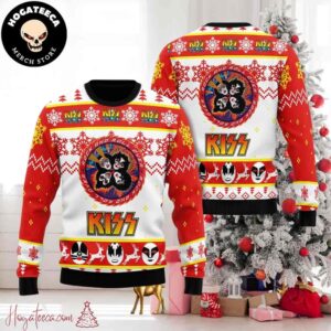 Kiss Band Rock And Roll Over Chirstmas Gifts 2024 For Family And Friends Ugly Sweater