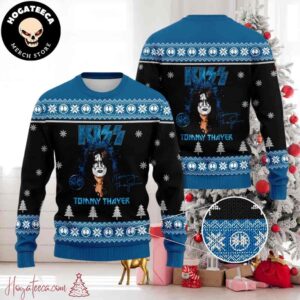 Kiss Band Tommy Thayer Chirstmas Gifts 2024 For Family And Friends Ugly Sweater