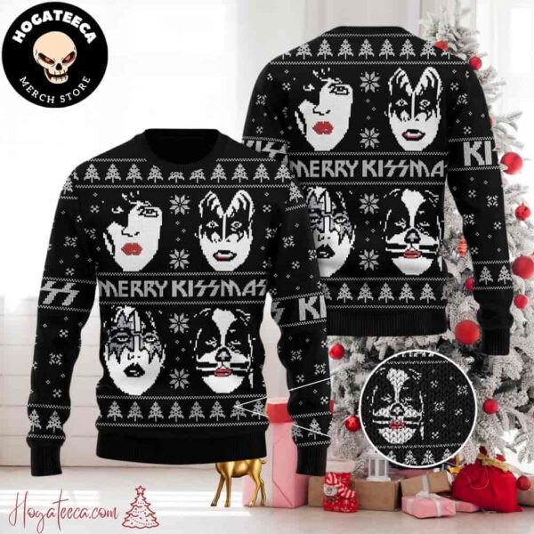 Kiss Band Xmas Tree Chirstmas Gifts 2024 For Family And Friends Ugly Sweater