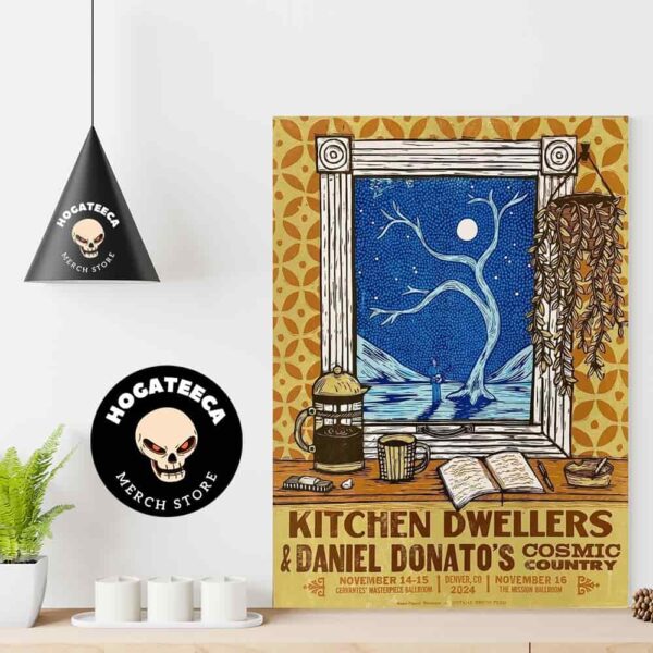 Kitchen Dwellers And Daniel Donato Cosmic Country On November 14-15-16 In Dever CO 2024 Home Decor Poster Canvas