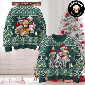 Korn Follow The Leader Nu Metal Chirstmas Gifts 2024 Xmas For Family And Friends Ugly Sweater