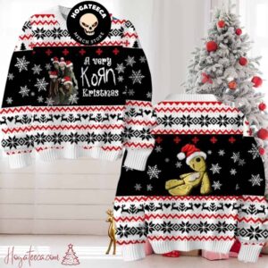 Korn Rock Band A Very Korn Kristmas Chirstmas Gifts 2024 Xmas For Family And Friends Ugly Sweater