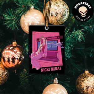 Lo Fi Nicki Minaj Pink Friday 2 World Tour Christmas 2024 Tree Decorations Ornament