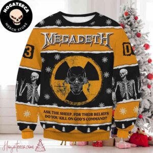 Megadeth Music Lover Chirstmas Gifts 2024 For Family And Friends Ugly Sweater