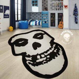 Misfits Die Cut Fiend Skull Home Decor For Living Room And Bed Room Custom Rug Carpet