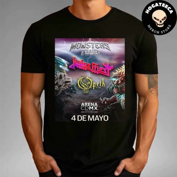 Monsters Of Rock South America Tour On 4th May 2025 At Arena Ciudad De Mexico City Mexico Unisex T-Shirt