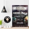 Monsters of Rock South America Tour On 4th May 2025 At Arena Ciudad de Mexico City Mexico Home Decor Poster Canvas