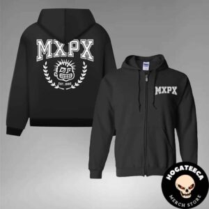 MxPx Px Crest Est 1992 Two Sides Hoodie Shirt