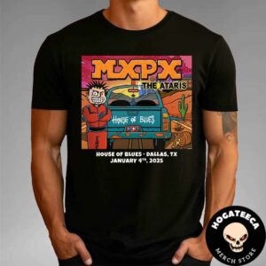 MxPx With The Ataris At House Of Blue In Dallas Tx On January 4th 2025 Unisex T-Shirt