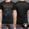 Nirvana Unplugged in New York 30th Anniversary Flower Merch Two Sides Unisex T-Shirt