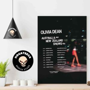 Olivia Dean Australia And New Zealand Shows 2025 Performances Scheduled Home Decor Poster Canvas