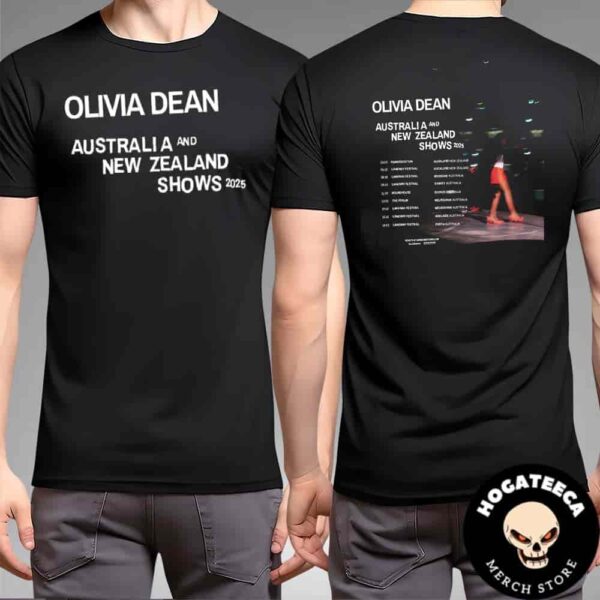 Olivia Dean Australia And New Zealand Shows 2025 Performances Scheduled Unisex T-Shirt