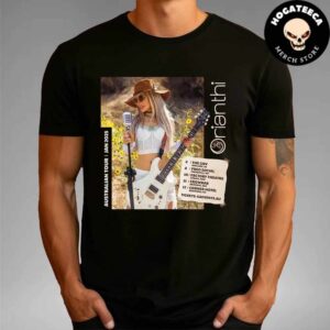 Orianthi Australia Tour Jan 2025 Performances Scheduled Unisex T-Shirt