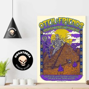 Oteil And Friends And Band Will Perform Two Nights In Denver Colorado At The Cervantes Masterpiece Ballroom On November 1-2 2024 Home Decor Poster Canvas
