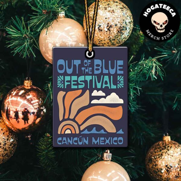 Out Of The Blue Festival 2025 At Rivier Cancun In Mexico On January 4-7 Christmas Gift Tree Decorations Ornament