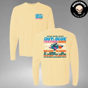 Out Of The Blue Festival 2025 Rivier Cancun Mexico On January 4-7 Merch Unisex Lineup Two Sides Long Sleeve Shirt