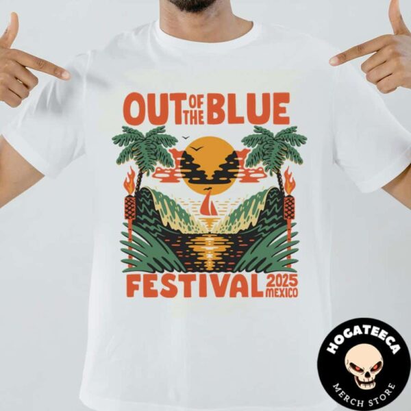 Out Of The Blue Festival 2025 Rivier Cancun Mexico On January 4-7 Merch Unisex T-Shirt