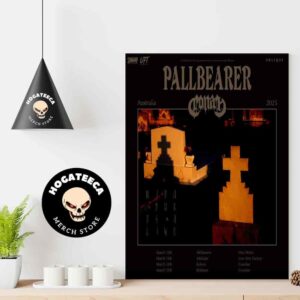 Pallbearer Australia Tour March 2025 With Special Guests Conan Performances Scheduled Home Decor Poster Canvas