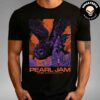 Pearl Jam Dark Matter World Tour Merch Shirt At Engie Stadium Sydney Australia On November 23 2024 Art By Tomasz Majewski Unisex T-Shirt