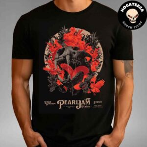 Pearl Jam Dark Matter World Tour Merch Shirt At Engie Stadium Sydney Australia On November 23 2024 Art By Tomasz Majewski Unisex T-Shirt