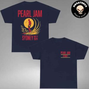 Pearl Jam Dark Matter World Tour Merch Shirt At Engie Stadium Sydney Australia On November 23 2024 Event Two Sides Unisex T-Shirt