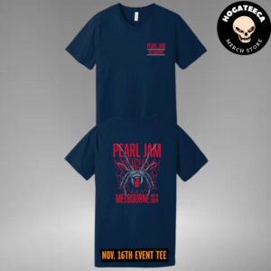 Pearl Jam Merch In Melbourne Australia On Nov 16 And 18 2024 At Marvel Stadium Event Tee Two Sides Unisex T-Shirt