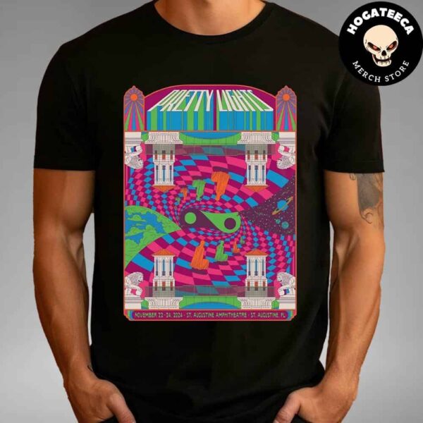 Pretty Lights 3 Day Event At The The St Augustine Amphitheatre In St Augustine FL For Nov 22-24 2024 Unisex T-Shirt