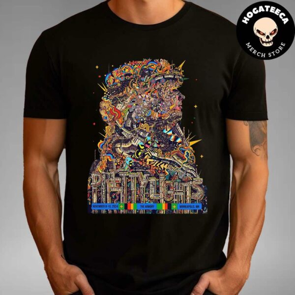 Pretty Lights Merch For Show On November 8-10 2024 At The Armory In Minneapolis Mn Unisex T-Shirt