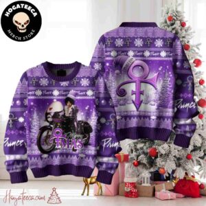 Prince Merry Purple Rain Christmas Princemas Chirstmas Gifts 2024 Xmas For Family And Friends Ugly Sweater