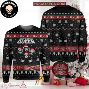 Queen Rock Band Chirstmas Gifts 2024 Xmas For Family And Friends Ugly Sweater