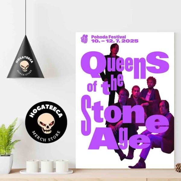 Queens Of The Stone Age On 10-12 7 2025 At Pohoda Festival Home Decor Poster Canvas