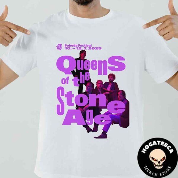 Queens Of The Stone Age On 10-12 7 2025 At Pohoda Festival Unisex T-Shirt