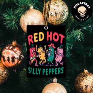 Red Hot Chillies Peppers Meme Red Hot Silly Peppers Cute Christmas Gift Tree Decorations Ornament