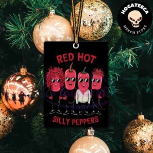 Red Hot Chillies Peppers Meme Red Hot Silly Peppers Rock Band Christmas Gift Tree Decorations Ornament