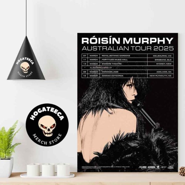 Roisin Murphy Australia Tour 2025 On March Performances Scheduled Home Decor Poster Canvas