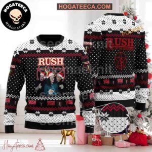 Rush Band Heavy Metal Chirstmas Gifts 2024 Xmas For Family And Friends Ugly Sweater