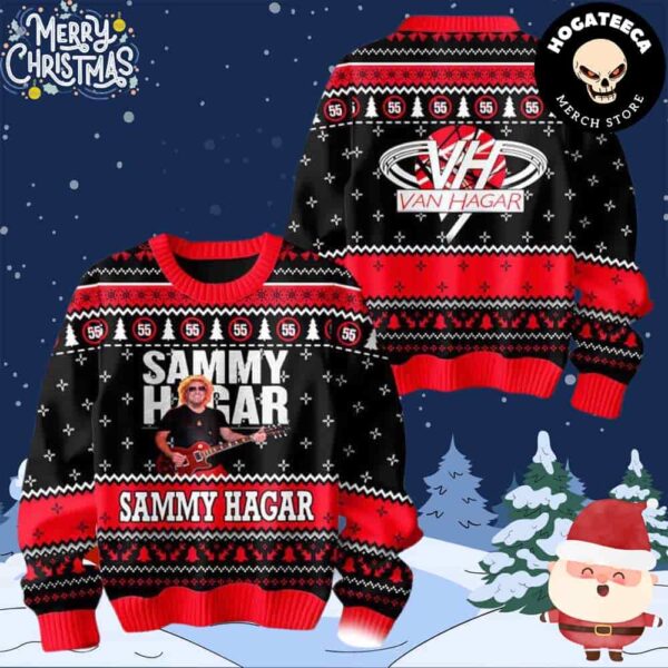 Sammy Hagar Van Hager Chirstmas Gifts 2024 Xmas For Family And Friends Ugly Sweater