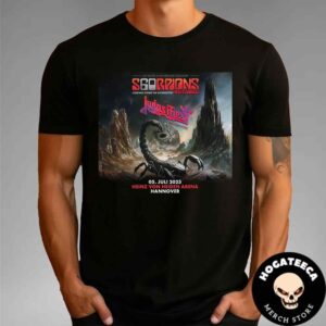 Scorpions With Judas Priest 60th Anniversary Concert Coming To Hannover And Friends On 05 Juli 2025 Heinz Von Heiden Arena Unisex T-Shirt