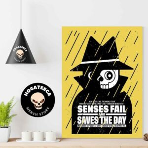 Senses Fail And Saves The Day On November 22nd 2024 At Saint Andrews Hall In Detroit Mi Home Decor Poster Canvas