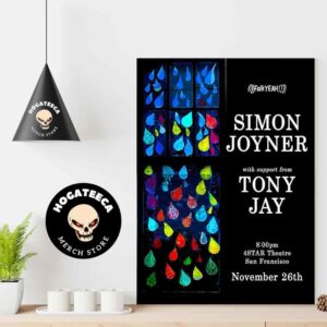 Simon Joyner With Tony Jay Merch On November 26th 2024 At 4star Theatre In San Francisco Home Decor Poster Canvas