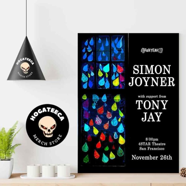 Simon Joyner With Tony Jay Merch On November 26th 2024 At 4star Theatre In San Francisco Home Decor Poster Canvas