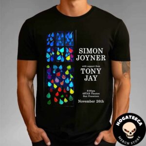 Simon Joyner With Tony Jay Merch On November 26th 2024 At 4star Theatre In San Francisco Unisex T-Shirt