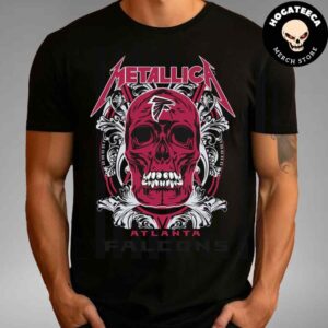 Skull Metallica Atlanta Falcons NFL Unisex T-Shirt