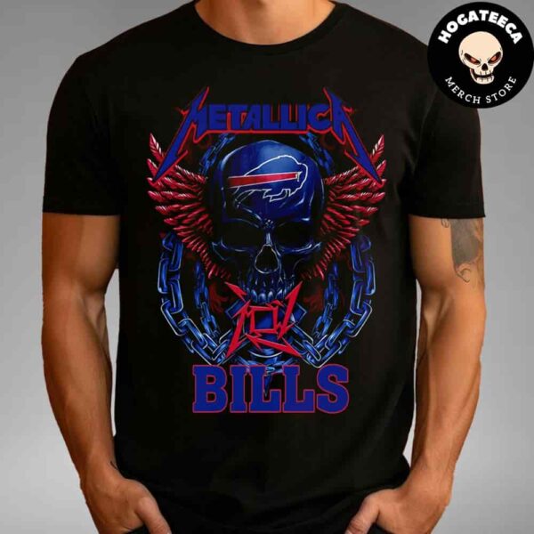 Skull Metallica Buffalo Bills Lovers NFL Unisex T-Shirt