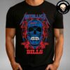 Skull Metallica Carolina Panthers NFL Unisex T-Shirt